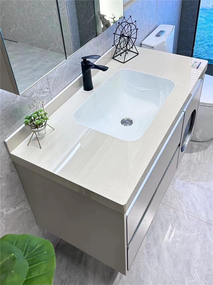 Solid Wood Bathroom Vanity With Laundry