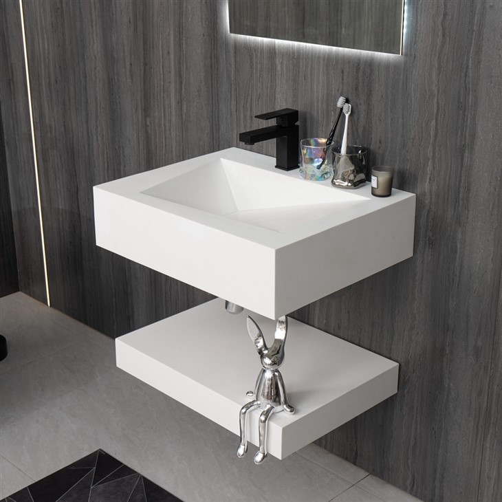 Countertop tal-kamra tal-banju tar-reżina tal-ispazju żgħir